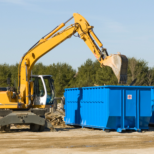 what happens if the residential dumpster is damaged or stolen during rental in Fortuna California